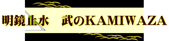 明鏡止水　武のKAMIWAZA
